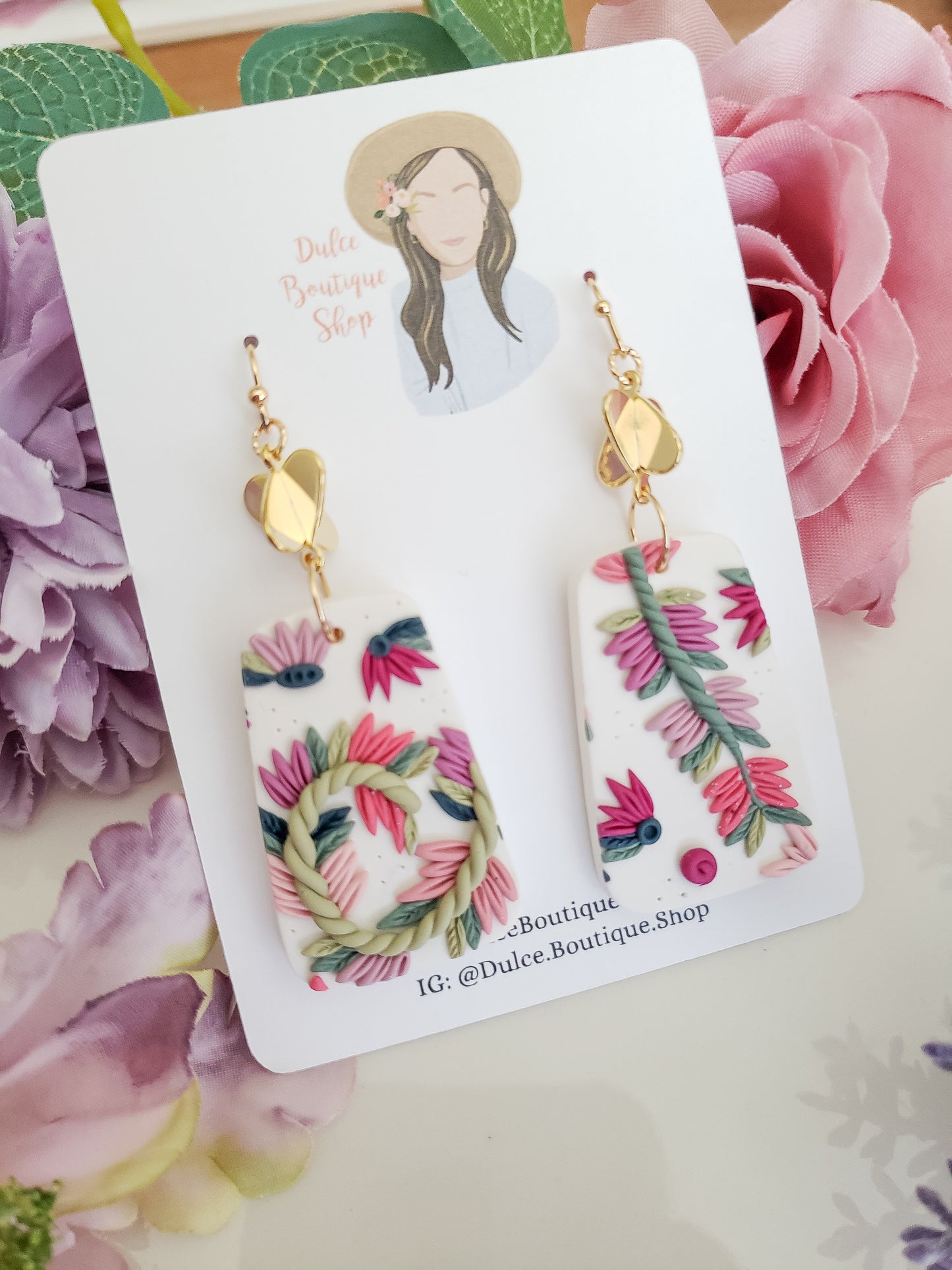 Bell-Shaped Floral Earrings